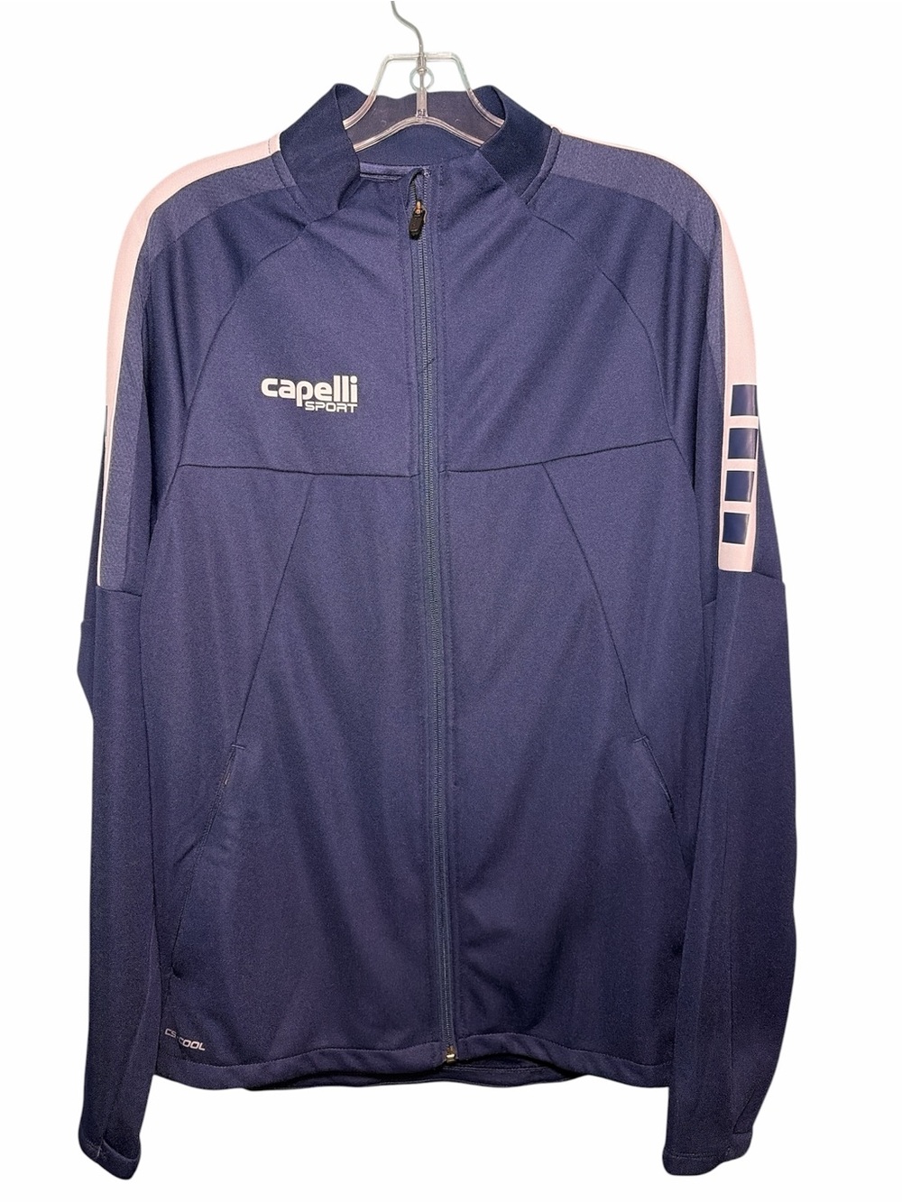NWT Capelli Sport Navy Zip-Up Track Jacket